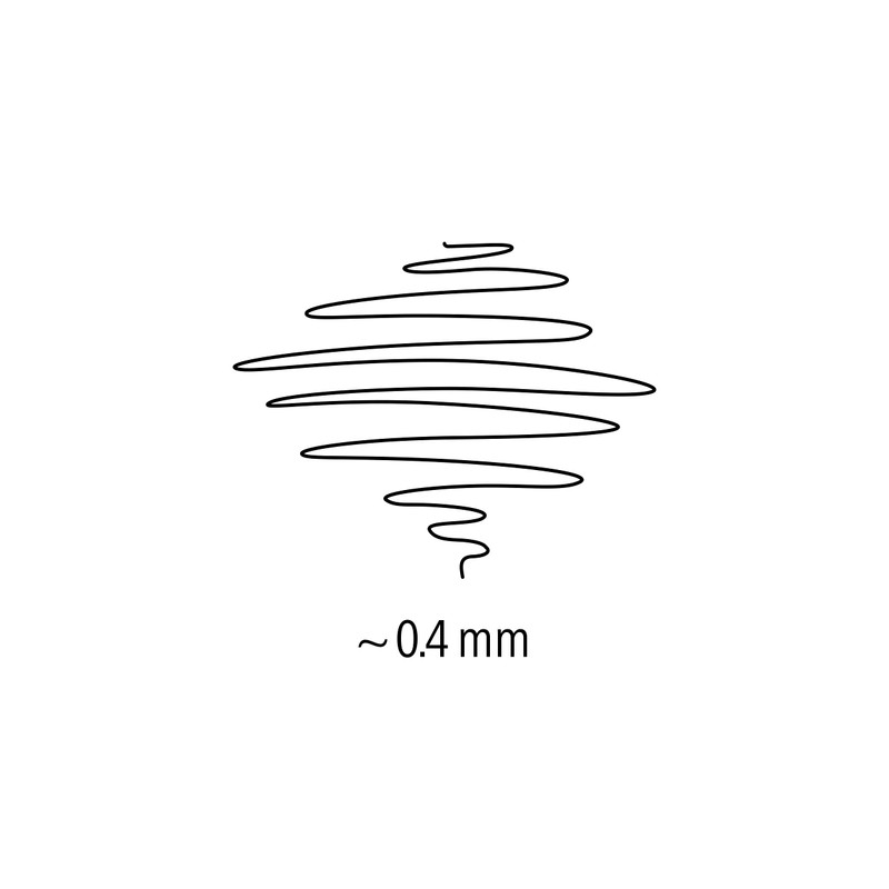 Staedtler Lumocolor 313-9X Permanent Foil Pen Smudge-proof and Waterproof on