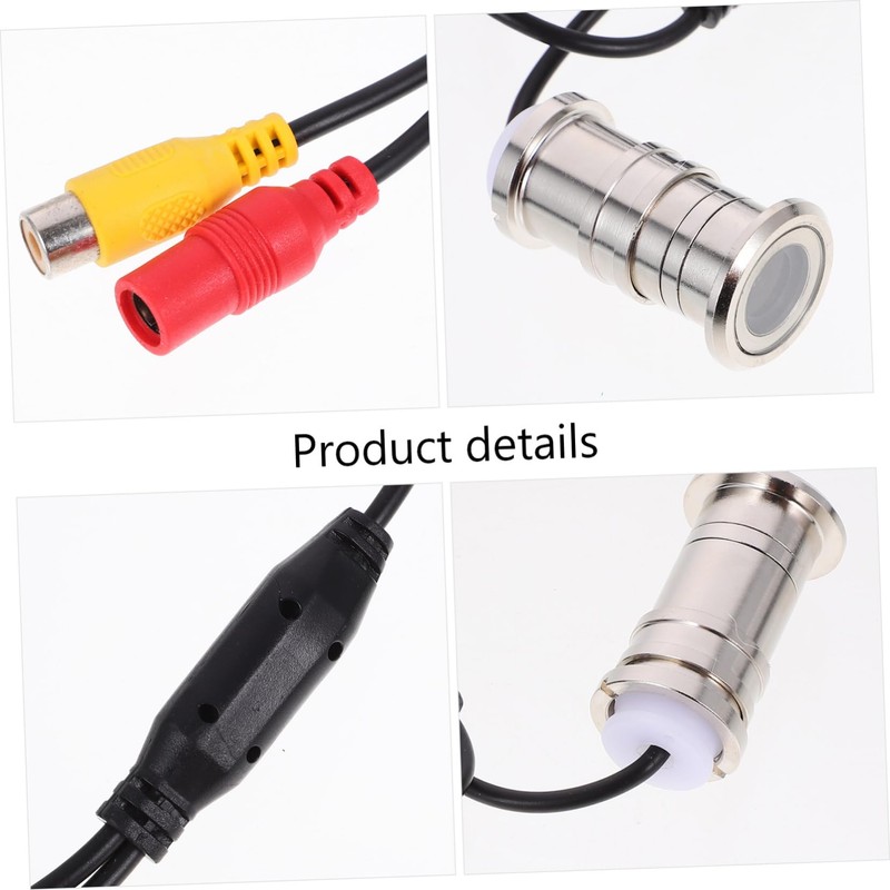 OSALADI 3pcs Indoor Security Peephole Viewer 3.6mm Lens 800tvl Wired