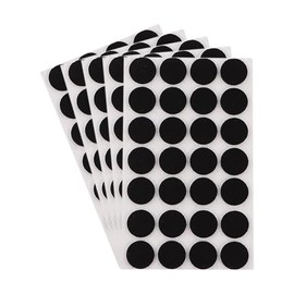 UUYYEO 120 Pcs 20mm Round Felt Furniture Pads Self Adhesive Furniture Feet Furniture Felt Glides Furniture Wood Floor Protectors Chair Leg Floor Protectors