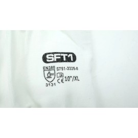 SFT1 Safety Gloves (1 Pair) EN388 White X-Large S751-3335-0-XL