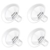 4pc 20mm Oval Flanges Shields Built-in Soft Edges Compatible with