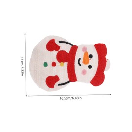 DOITOOL Snowman Embroidered Patches for Clothing Repair Christmas Iron Appliques Festive DIY Accessories for Coats Dresses Bags Holiday Decorations