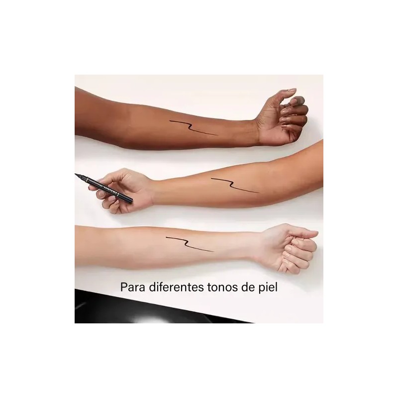 2pcs Delineadores Resistente Agua Negrosello Eyeliner Ojos