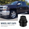 EATAKWARD 24 PCS Wheel Lug Nut Cap Covers 15646250 Replacement