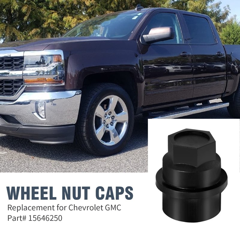 EATAKWARD 24 PCS Wheel Lug Nut Cap Covers 15646250 Replacement