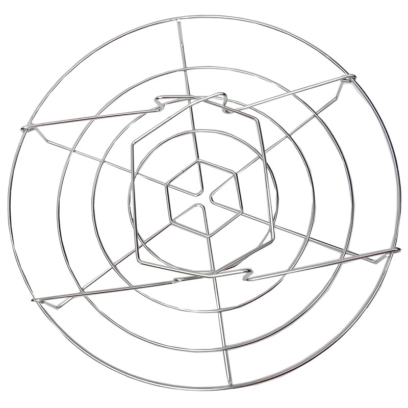 Blimber Stainless Steel Canning Rack Contoured Steel Handles Rack Non-Rusting