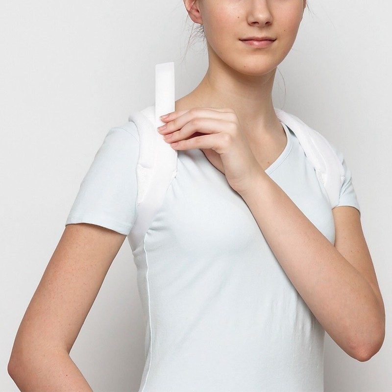 LP Support 901 Haltungskorrektur - Schlüsselbeinbandage, Größe:M, Farbe:weiss