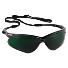 Ansell KleenGuard 25671 V30 Nemesis Nylon/Polycarb Safety Eyewear - Black/IRUV 5 New
