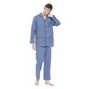 GLOBAL Pajamas for Men Pj Set 100% Cotton Pajama Long