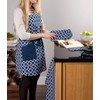 DII Lattice Basics Collection Kitchen Essentials, Oven Mitt Set, Nautical