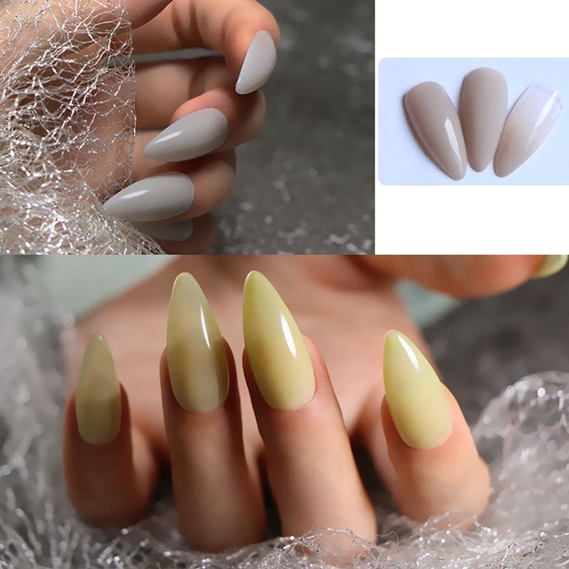 6pcs Nail Art UV Gel Nail Polish Quick Coloring Soak