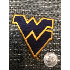 WVU West Virginia Mountaineers Vintage Embroidered Iron On Patch  3” X 3” Appx