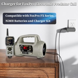 12V Charger for Foxpro NIMH Charger II FXNIMH FX AR4 NX4 NX3 FX5 FX3 Scorpion-X1A Firestorm Fury GX7 Fury2 Fusion Crossfire Hammerjack Buckpro FX7 Cabelas Outfitter AC Adapter