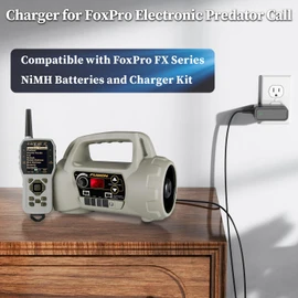 12V Charger for Foxpro NIMH Charger II FXNIMH FX AR4 NX4 NX3 FX5 FX3 Scorpion-X1A Firestorm Fury GX7 Fury2 Fusion Crossfire Hammerjack Buckpro FX7 Cabelas Outfitter AC Adapter