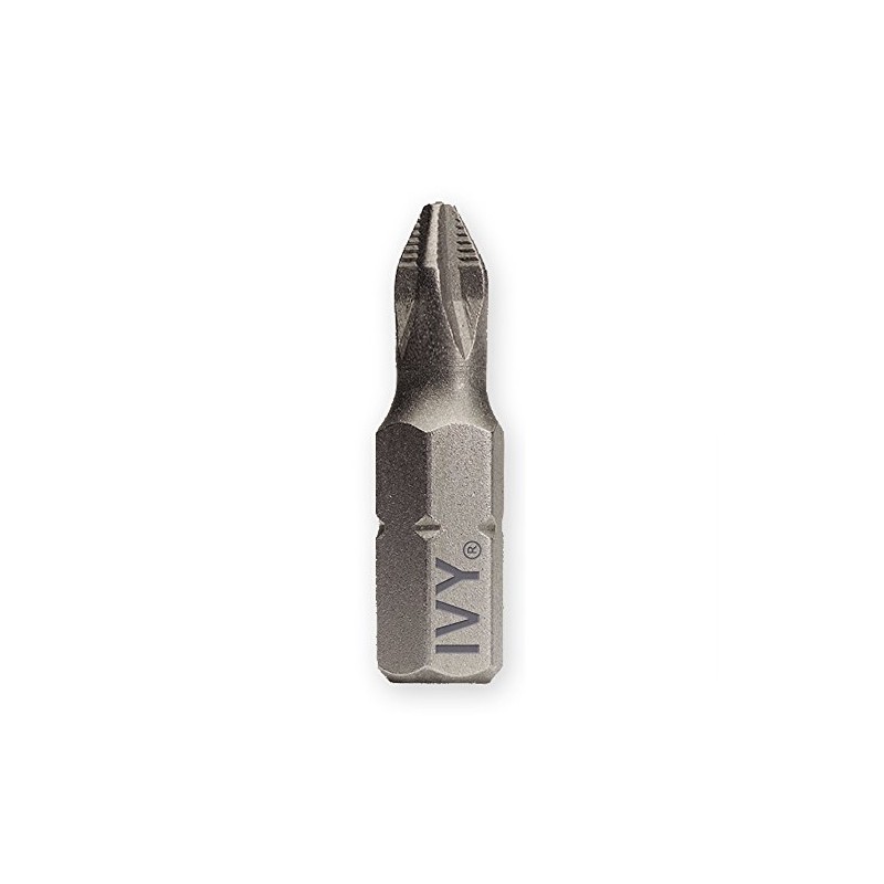 IVY Classic 45703 1-Inch #2 Phillips Ribbed Reduced Insert Bit,