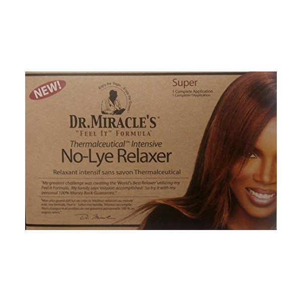 Relaxer/Smoothing Cream Dr Miracles No Lye Relaxer Super