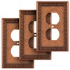 Henne Bery Raised Pearls Decorative Wall Plate Switch Plate Outlet
