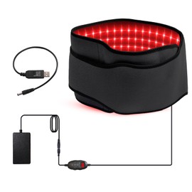 Red Light Belt with 6 Time Settings, 5 Light Modes, 105pcs LED 660nm