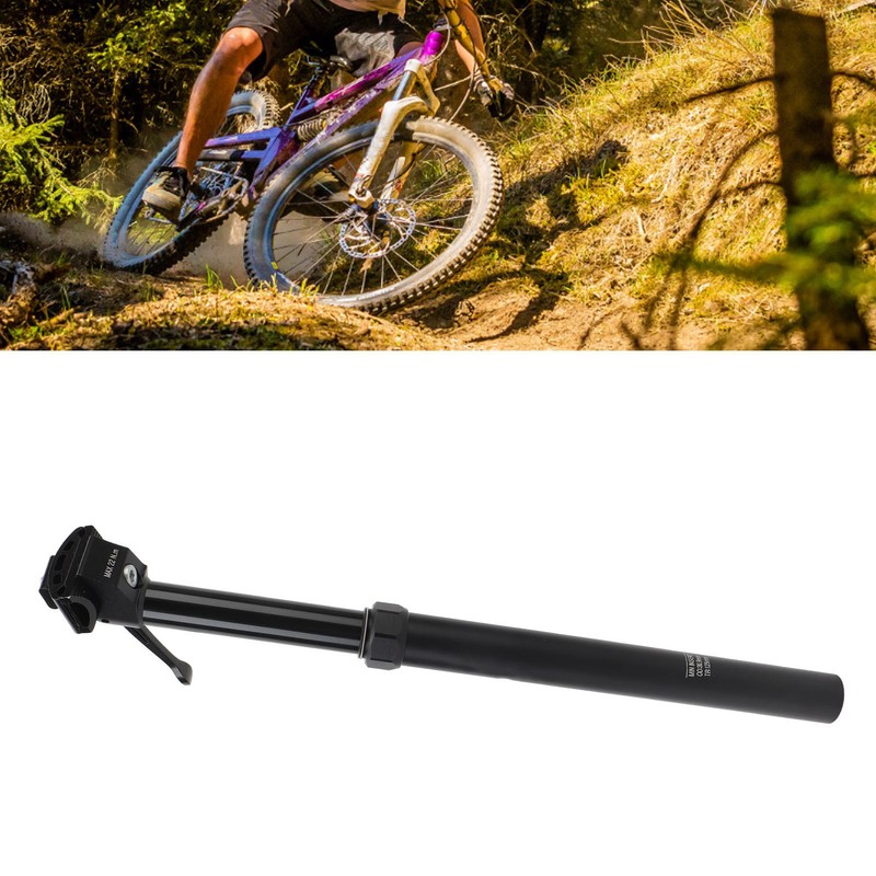 Bike Suspension Seatpost Bicycle Aluminium Alloy Hand Controlled Seat Post
