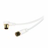 N-CAT NC2GLR2W-PP TV Connection Cable 2C 2m L Type Plug-Straight