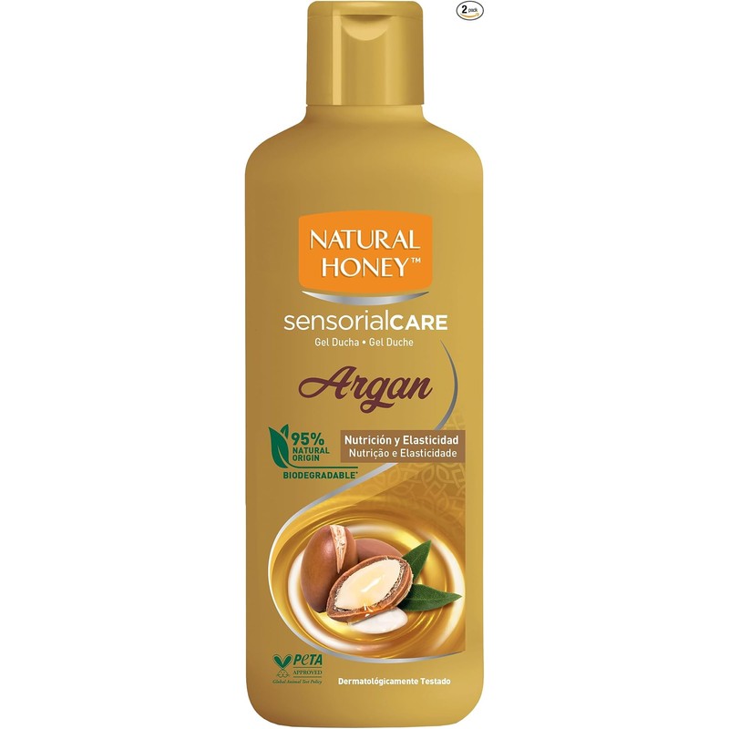 NATURAL HONEY GEL DE BAÑO ELIXIR DE ARGAN 650ML +
