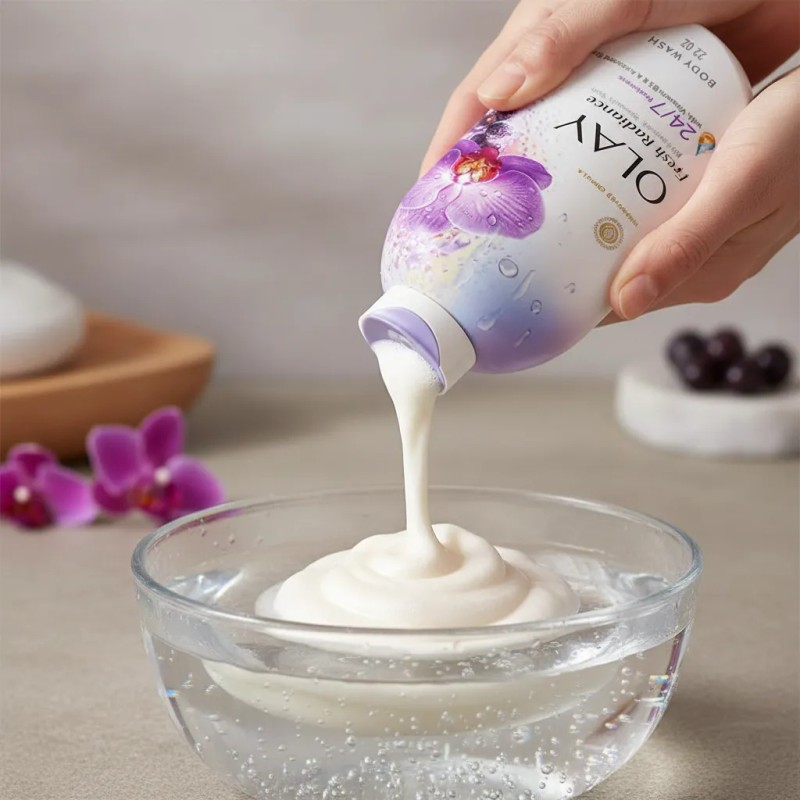 Olay Jabón Corporal Líquido Orchid & Black Currant New Look