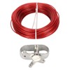 150ft Pool Cover Cable with Rustproof Aluminum Winch for Above