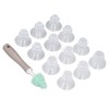 Inserto de Brida de Silicona Seguro, 13MM, 15MM, 17MM, 19MM,