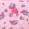Sanrio 625019 My Melody Pouch (Everyone's Quilt), Polyester, Cotton, ABS,