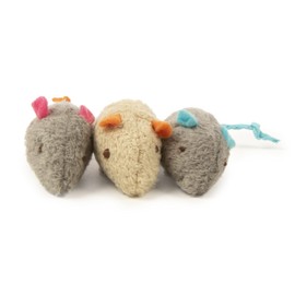 Worldwise SmartyKat SkitterCritters Catnip Mice Catnip Mouse Shaped Throw Toy (Pack of 3)