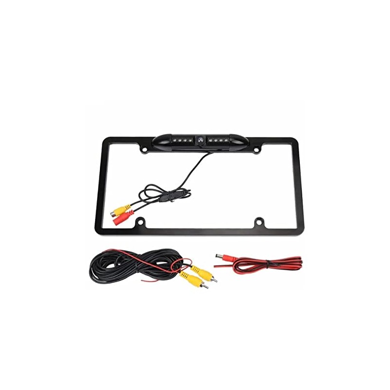 Camara de Reversa para Auto,Placa de Matrícula Cámara de Visión
