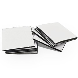 UHANBUT Car Floor Mat Retainer, Vehicle Non-Slip Foot Pad Fixing Fasteners, Universal Automotive Hook and Loop Strips Accessories with Double Sided Adhesive for Carpet, Seat Cushion (10PCS)