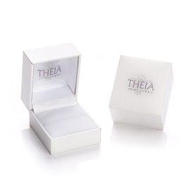 Theia Titanium Court Triple Embossed Lines 7mm Ring - Size M
