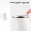 Bodum C-Mill Electric Blade Coffee and Spice Grinder, Stainless Steel