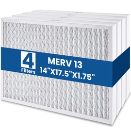 Pelano 14 x 17.5 x1.75 MERV 13 Replacement Dehumidifier Filter Compatible with Santa Fe Advance90, Advance100, Advance120, Ultra98H, Ultra120H, Honeywell DR90 & DR120 dehumidifier Models, 4 Pack