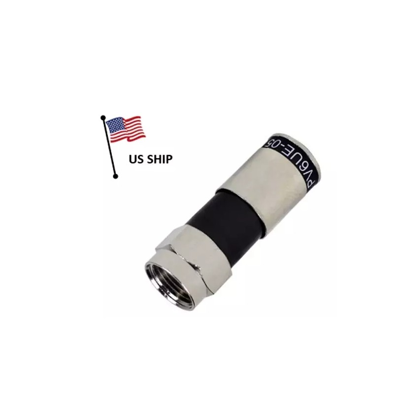 Perfect Vision Pv6ue-05 'Ridgeloc' Universal Fit RG6 Coax Cable Compression