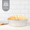 Plasticpro 7'' Inch Round Tin Foil Pans Disposable Aluminum, Freezer
