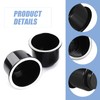 Dogary 2 PCS Auto cup holder insert, Drop in Plastic