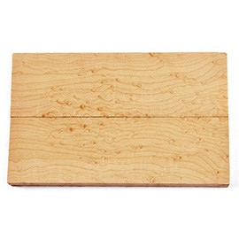 Bird's Eye Maple Wood Knife Handle Scales (Each Pair is Unique) 5" x 1-1/2" x 3/8"