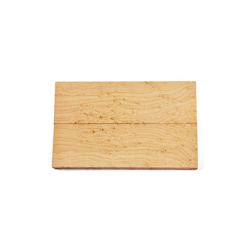 Bird's Eye Maple Wood Knife Handle Scales (Each Pair is