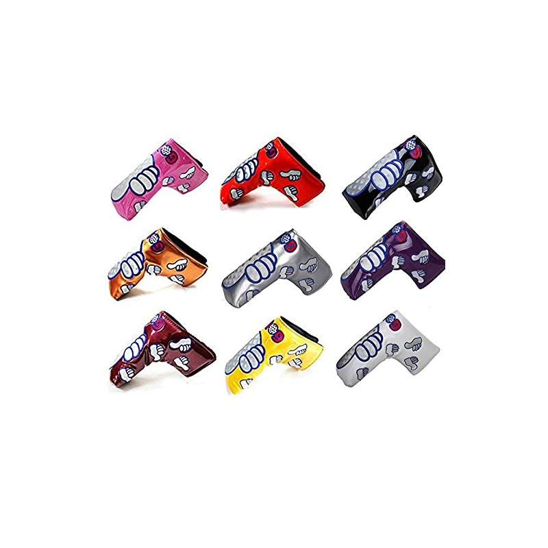 Scotty Cameron Putter Cover with GoodJob Embroidery. Pink, Orange, Gordo.