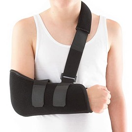 Neo-G Arm Sling for Kids - Shoulder Arm Injury Recovery, Pre/Post Surgery â Comfort Sponge Foam Child Sling Arm Support - Breathable Lightweight Soft Children Arm Sling â Adjustable â Left or Right