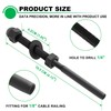 Andorm 20pcs 1/8" Cable Railing Tensioner Terminal Kit Black, Threaded