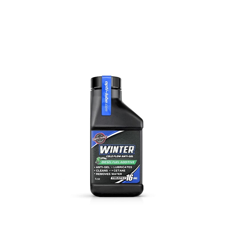 Opti-Lube Winter Anti-Gel Diesel Fuel ADDITIVE: 4oz Bottles (12 Pack
