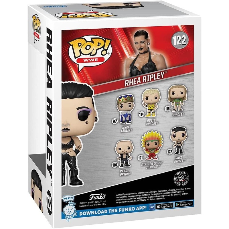 Pop Sports: Rhea Ripley Vinyl Figure #122 (Bundle with EcoTek