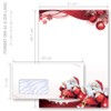 Writing Paper Set 40 Pieces Christmas Letter to Santa Claus
