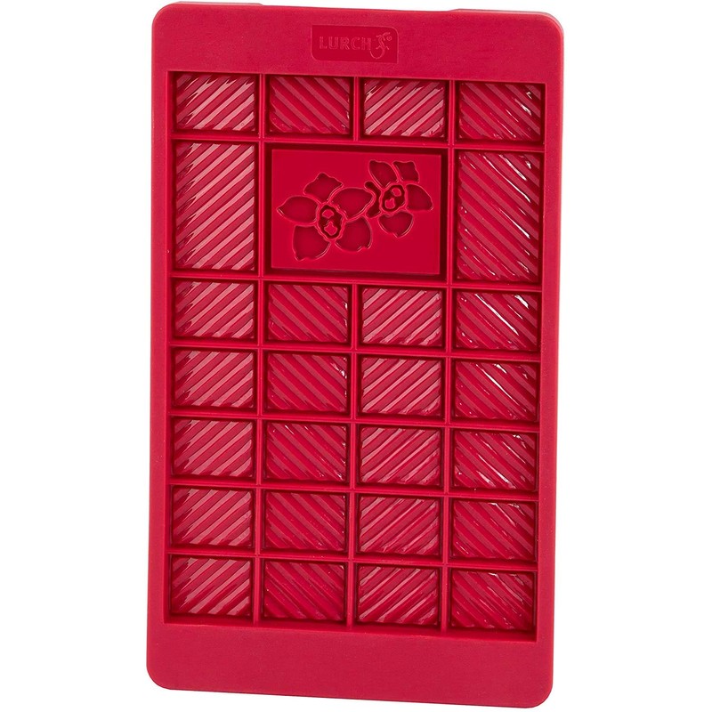 Lurch 83090 Schokoladentafel / Gussform mit Blumenmotiv aus 100% BPA-freiem