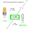 BAOMING G4 LED Bulb 12V 3.5W JC Bi-Pin Base, 20W-35W
