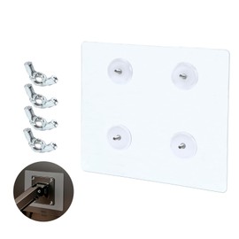 Non VESA Monitor Mount Adapter - 75x75 mm VESA Adaptor Mount for Monitor Without Holes for 17-22 inch Flat Panel Monitors Load Capacity 17lbs
