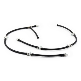 Kit de línea de retorno de inyector de combustible mejorado para motores de camioneta LLY Duramax Diesel 2004.5-2010, 6.6 L, lado izquierdo y derecho, 98062291 97328733 0928402097 0928400552